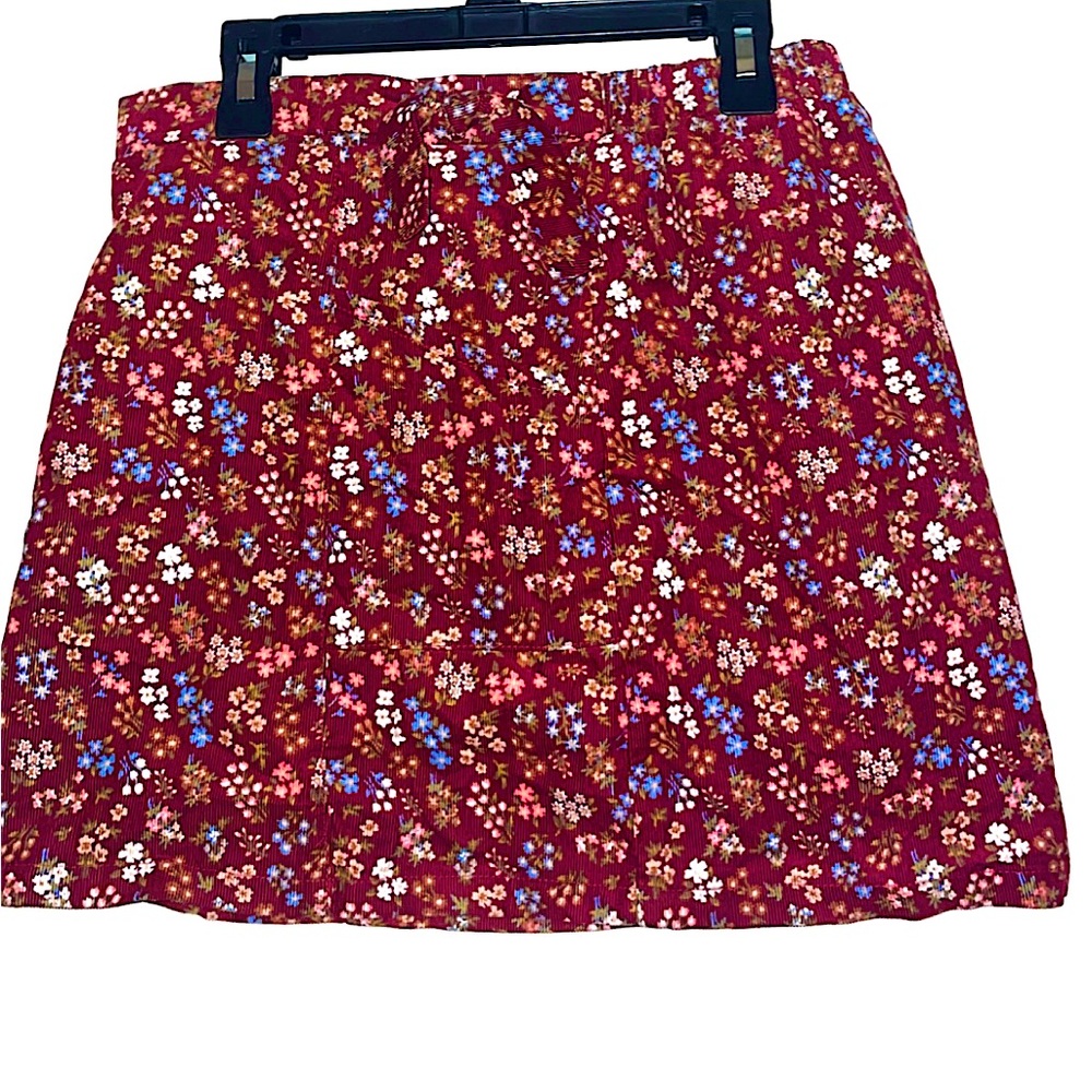 Knee length Copper Key Skirt